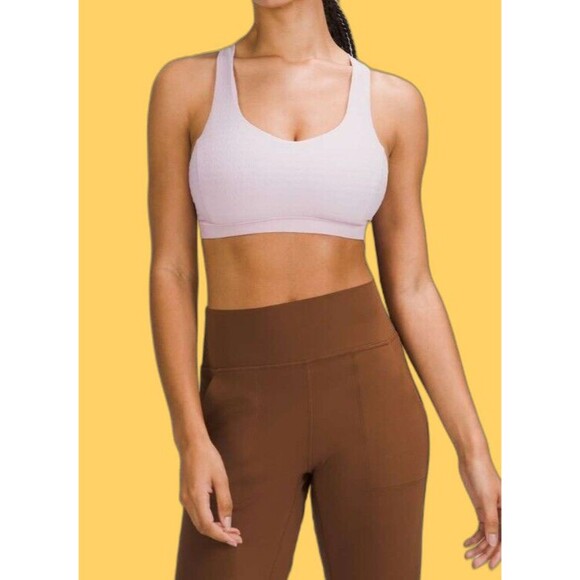 lululemon athletica Other - Lululemon Womens Bra Size 4 Free to Be Serene Longline Jaquard C/D NWT Ship Fast